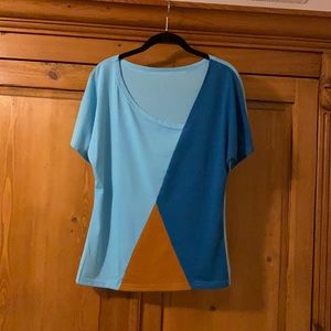 Shein blue tee